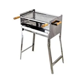 Churrasqueira Dobravel Portátil Em Aço Inox