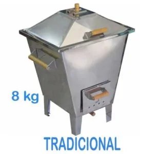 Churrasqueira A Bafo Em Inox 8kg Costela Grelha E Acessórios