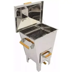 Churrasqueira a Bafo Aço Inox PP - Absoluto Metais