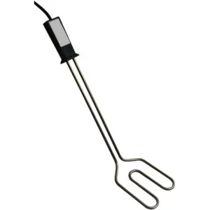 Acendedor Elétrico Em Inox P Churrasq.  Lareira 127 V 650 W