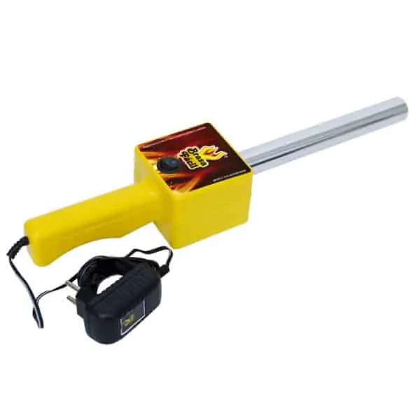 Brasa Fácil Amarelo Soprador Acendedor Elétrico para Churrasqueira e lareira