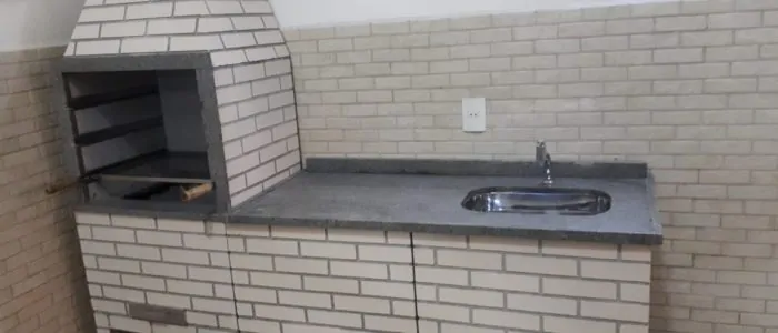 churrasqueira pré moldada com bancada