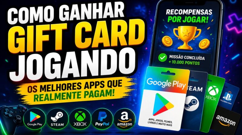 Ganhar Gift Card Jogando em 2026